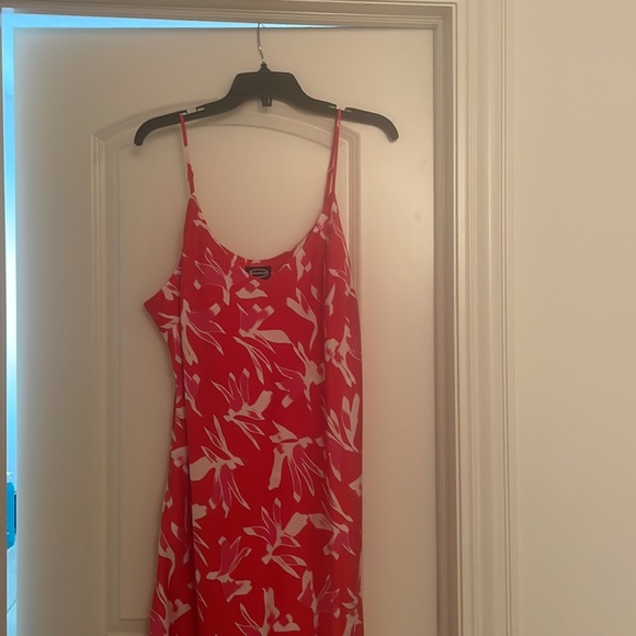 Scoop Women's Satin Midi Slip Dress with Side Slit - Picture 7 of 8